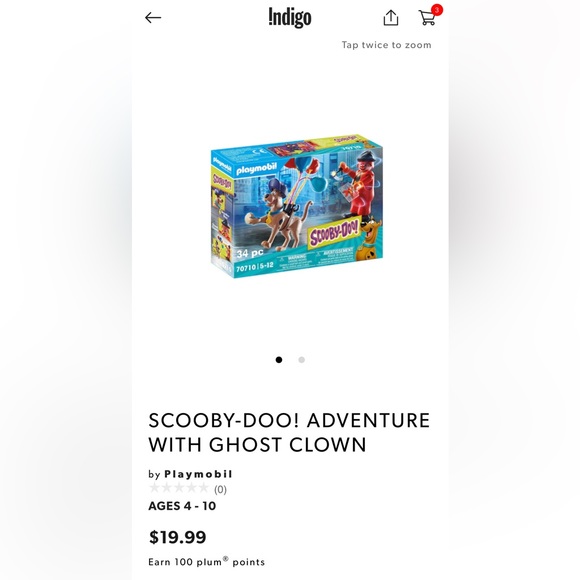 BNIB PLAYMOBILE SCOOBY DOO Spooky Clown Set - Picture 3 of 3